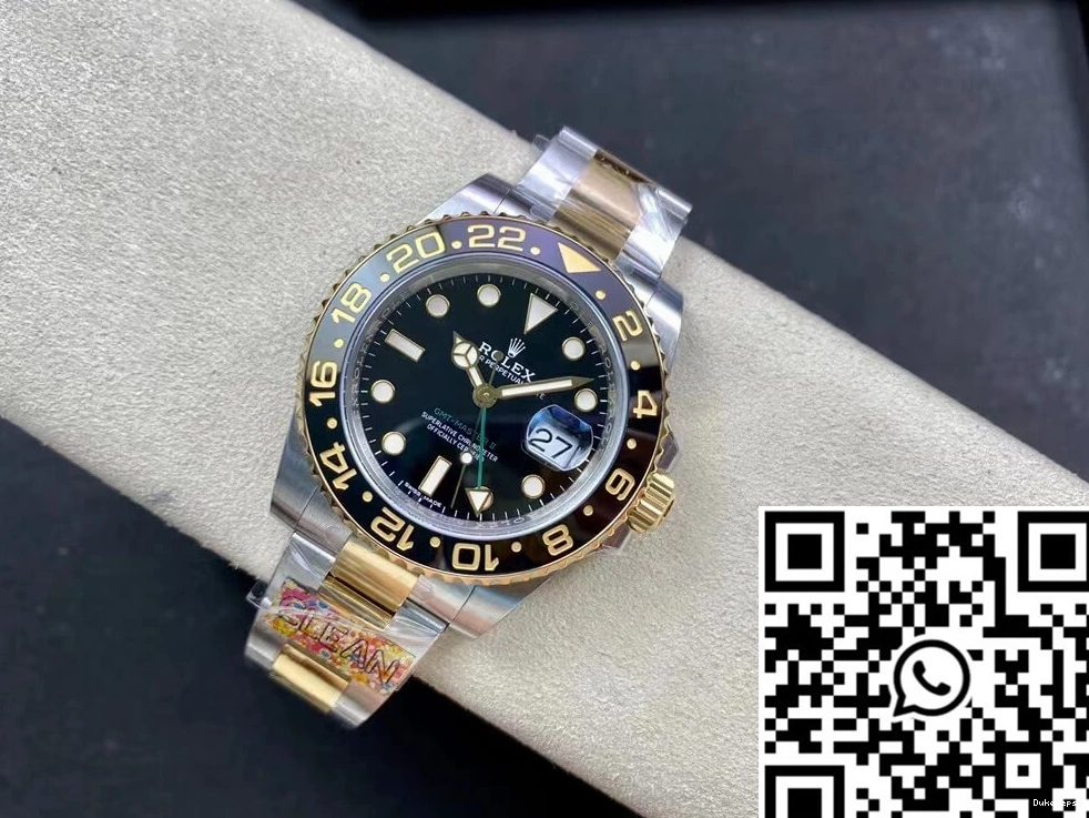 Clean 116713-LN-78203 GMT 1165 Factory Rolex II SmartChoice Yellow Gold Master 0731